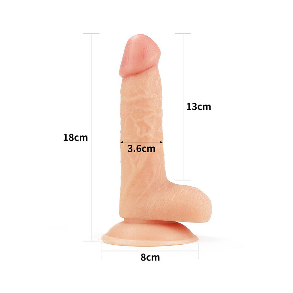 Lovetoy 7 Inch The Ultra Soft Dude Dildo | Realistic Dildo | Lovetoy | Bodyjoys