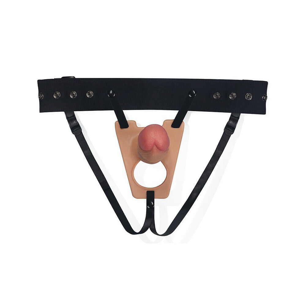 Lovetoy Unisex Hollow 8 Inch Strap-On | Hollow Strap-On | Lovetoy | Bodyjoys