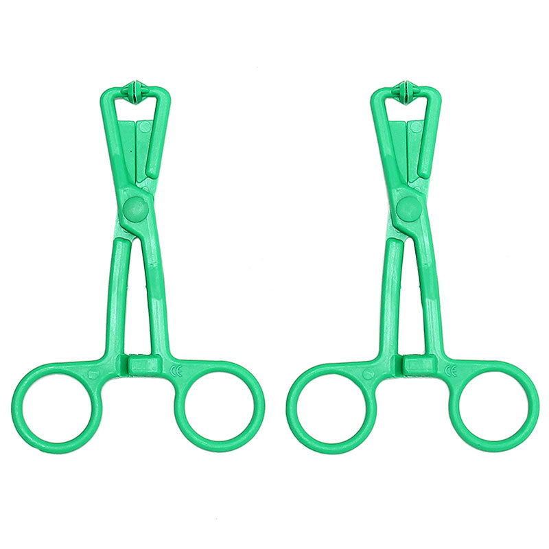 Scissor Nipple Clamps With Metal Chain Green | Nipple Clamps | Rimba | Bodyjoys