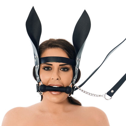 Horsebit Mouth Gag With Reins And Ears | Bondage Gag | Rimba | Bodyjoys