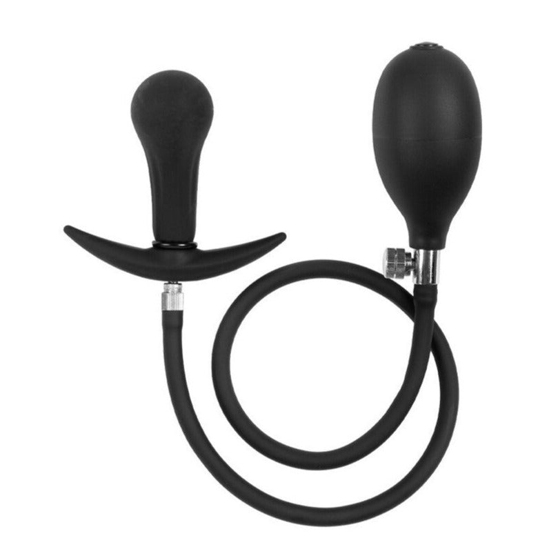 Rimba Bondage Play Inflatable Anal Plug With Balloon And Pump | Inflatable Butt Plug | Rimba | Bodyjoys