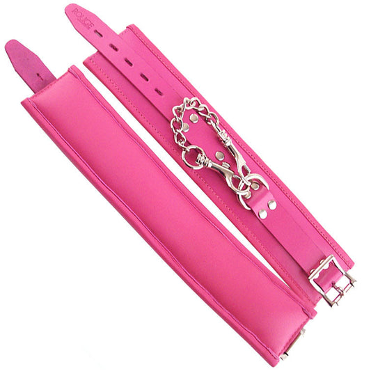 Rouge Garments Wrist Cuffs Padded Pink | Wrist & Ankle Restraint | Rouge | Bodyjoys