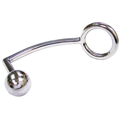 Rouge Stainless Steel Cock Ring With Anal Probe | Anal Cock Ring | Rouge | Bodyjoys