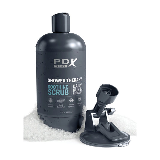 PDX Plus Shower Therapy Soothing Scrub Masturbator | Male Masturbator | Pipedream | Bodyjoys