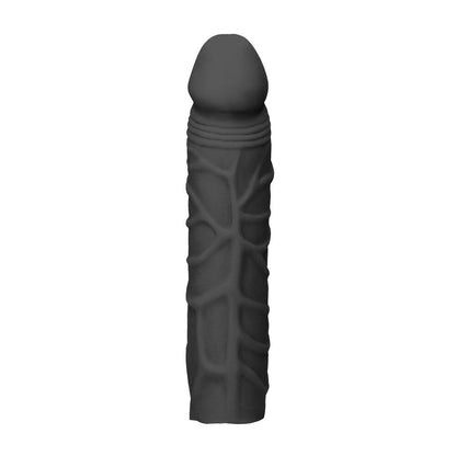 RealRock 7 Inch Penis Sleeve Black | Penis Sheath | Shots Toys | Bodyjoys