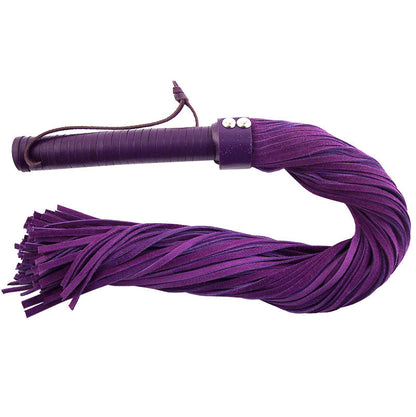 Rouge Garments Purple Suede Flogger | Bondage Flogger | Rouge | Bodyjoys