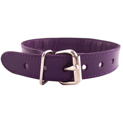 Rouge Garments Purple Studded O-Ring Studded Collar | Bondage Collars & Leads | Rouge | Bodyjoys