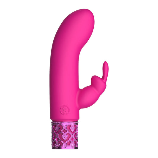 Royal Gems Dazzling Rechargeable Rabbit Bullet Pink | Bullet Vibrator | Shots Toys | Bodyjoys