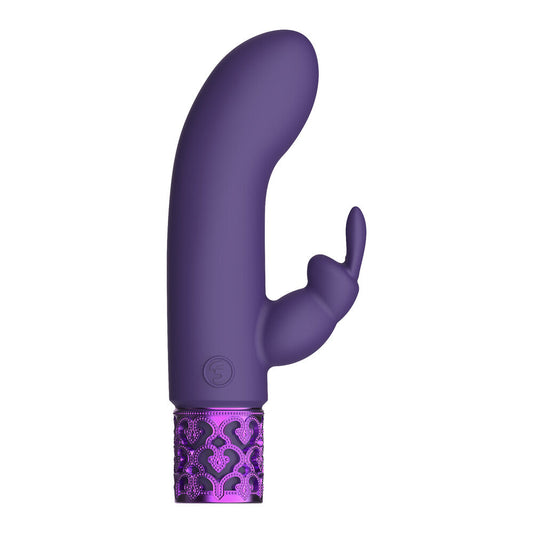 Royal Gems Dazzling Rechargeable Rabbit Bullet Purple | Bullet Vibrator | Shots Toys | Bodyjoys