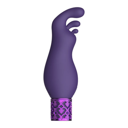 Royal Gems Exquisite Rechargeable Silicone Bullet Purple | Bullet Vibrator | Shots Toys | Bodyjoys