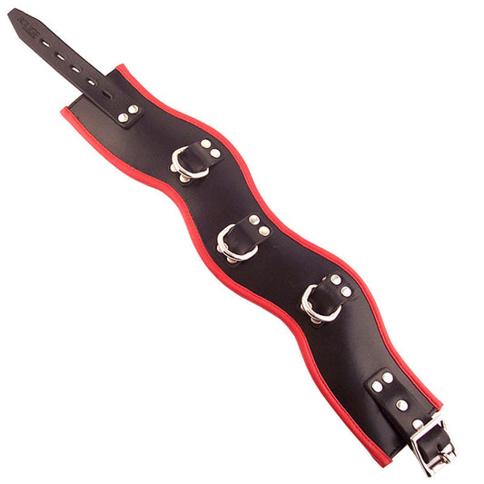 Rouge Garments Black And Red Padded Posture Collar | Bondage Collars & Leads | Rouge | Bodyjoys