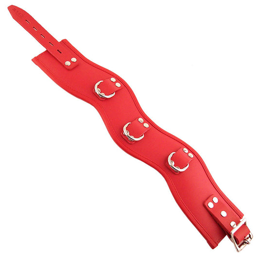 Rouge Garments Red Padded Posture Collar | Bondage Collars & Leads | Rouge | Bodyjoys