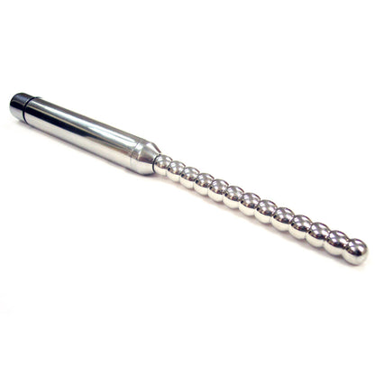 Rouge Stainless Steel Vibrating Ribbed Urethral Probe BDSM | Urethral Sound | Rouge | Bodyjoys