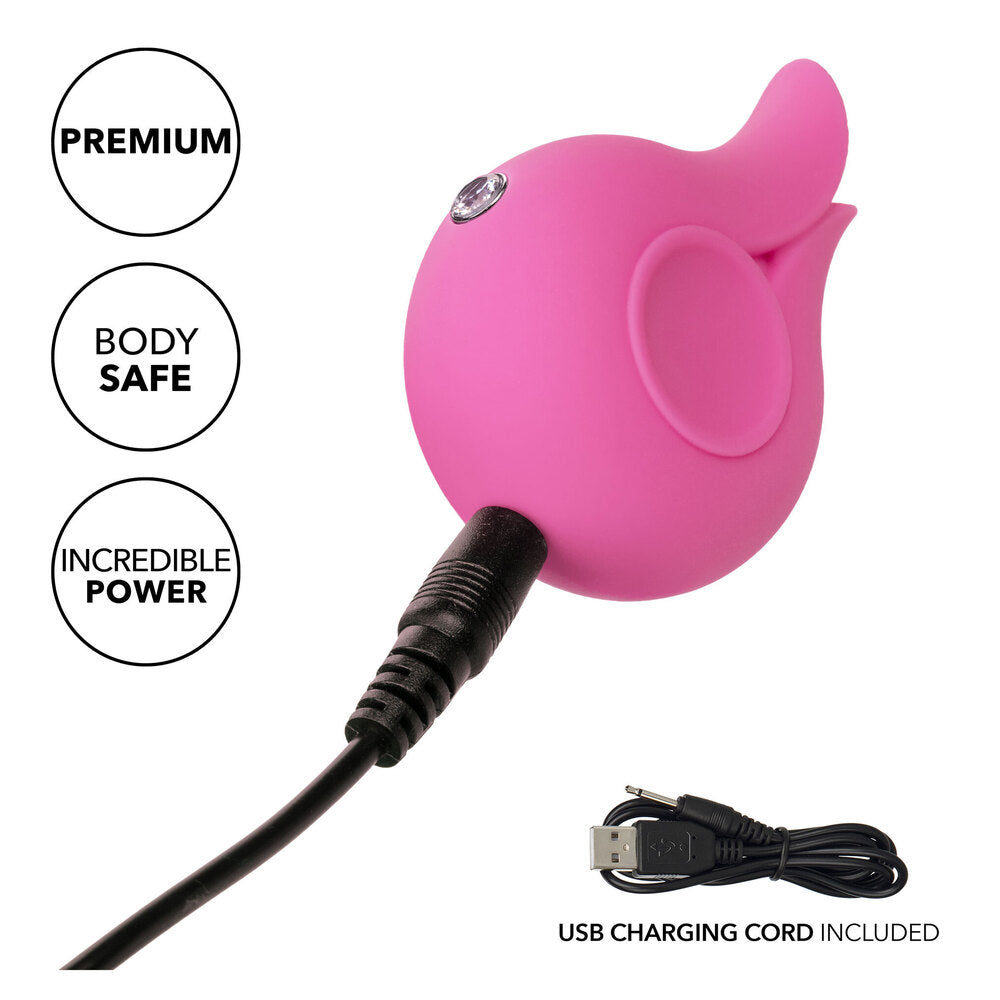 LuvMor Kisses Flickering Clitoral Stimulator | Clitoral Vibrator | CalExotics | Bodyjoys