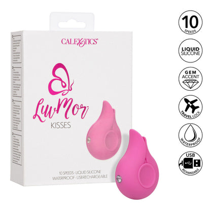 LuvMor Kisses Flickering Clitoral Stimulator | Clitoral Vibrator | CalExotics | Bodyjoys