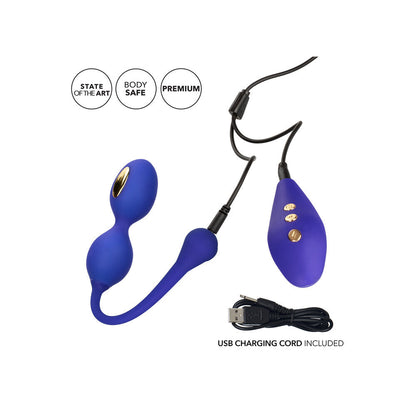 Impulse Intimate E-Stim Remote Dual Kegel Exerciser | Love Egg Vibrator | CalExotics | Bodyjoys