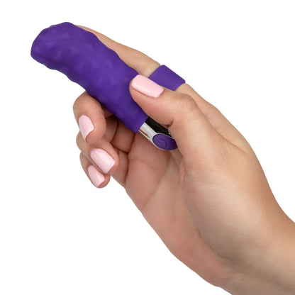 Intimate Play Rechargeable Finger Teaser Purple | Finger Vibrator | CalExotics | Bodyjoys