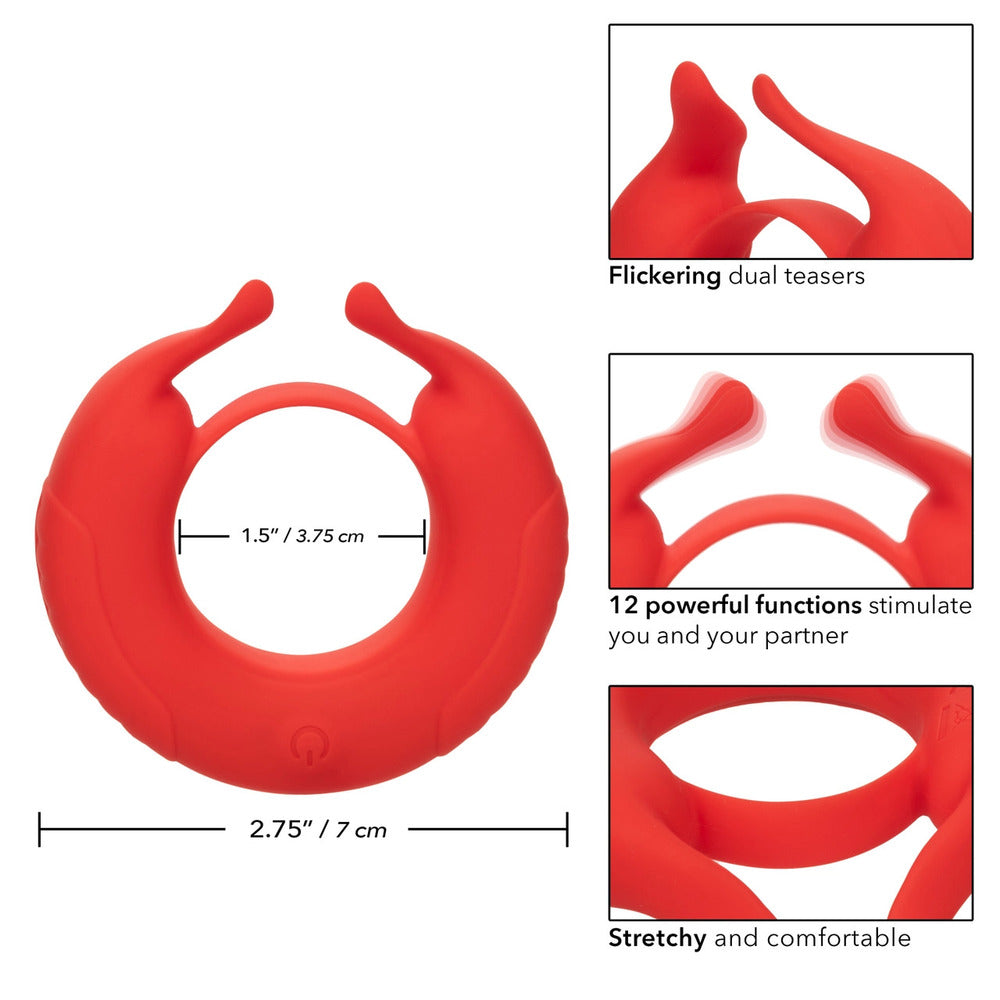 Taurus Enhancer Rechargeable Vibrating Cock Ring | Vibrating Cock Ring | CalExotics | Bodyjoys