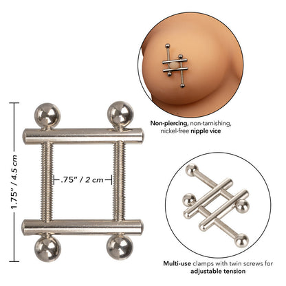 Nipple Grips Crossbar Nipple Vices | Nipple Clamps | CalExotics | Bodyjoys