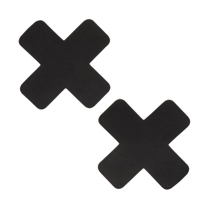 Boundless X-Shaped Nipple Pasties Black 2 Pieces | Sexy Accessories | CalExotics | Bodyjoys