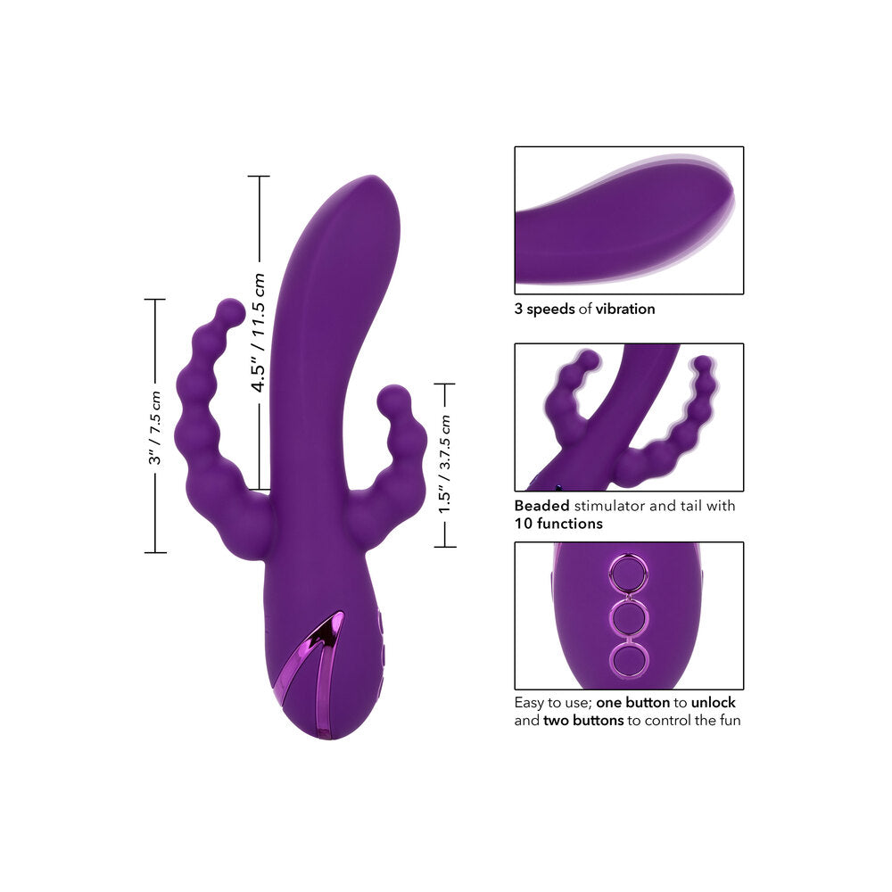 California Dreaming Long Beach Bootylicious Vibrator | Rabbit Vibrator | CalExotics | Bodyjoys