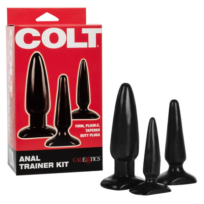 COLT Anal Trainer Kit Butt Plugs 3 Pieces | Butt Plug Set | CalExotics | Bodyjoys