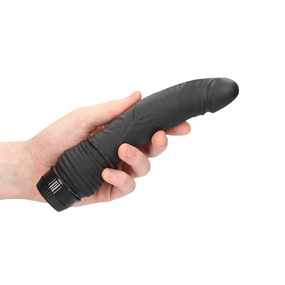 G-Spot 7.5 Inch Vibrator Black | Dildo Vibrator | Shots Toys | Bodyjoys