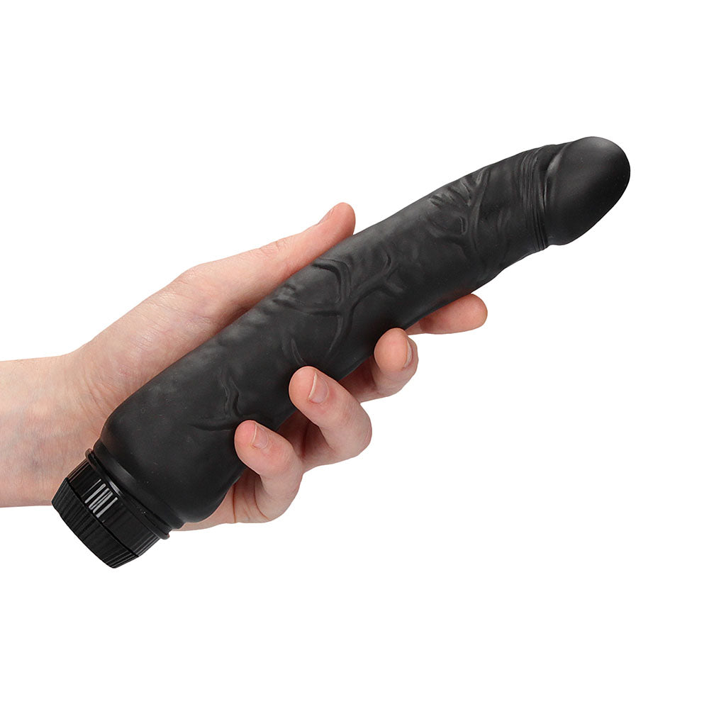 G-Spot 9 Inch Vibrator Black | Dildo Vibrator | Shots Toys | Bodyjoys