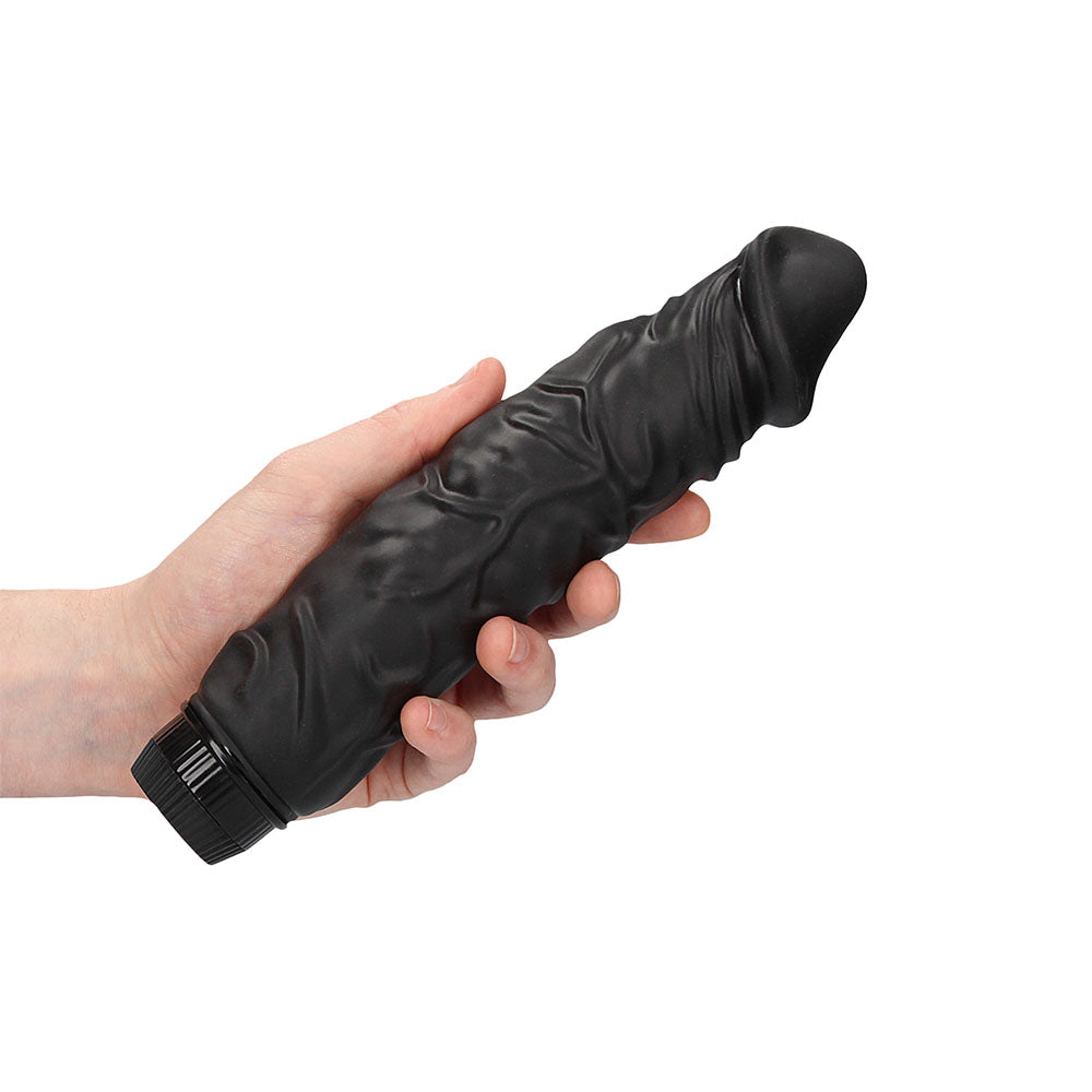 Realistic 10 Inch Vibrator Black | Dildo Vibrator | Shots Toys | Bodyjoys