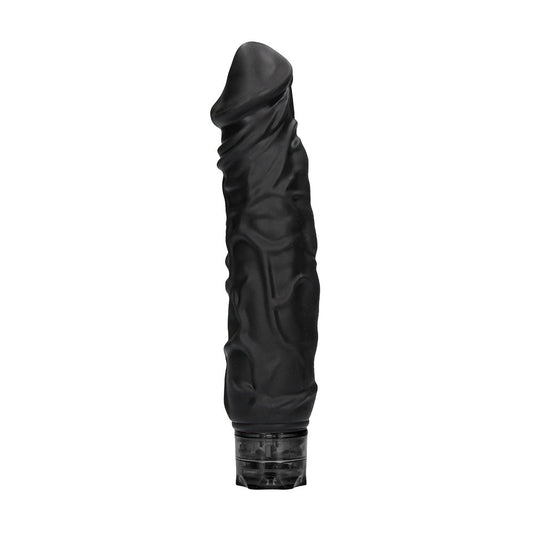 Realistic 10-Speed Vibrator Black 8 Inch | Dildo Vibrator | Shots Toys | Bodyjoys