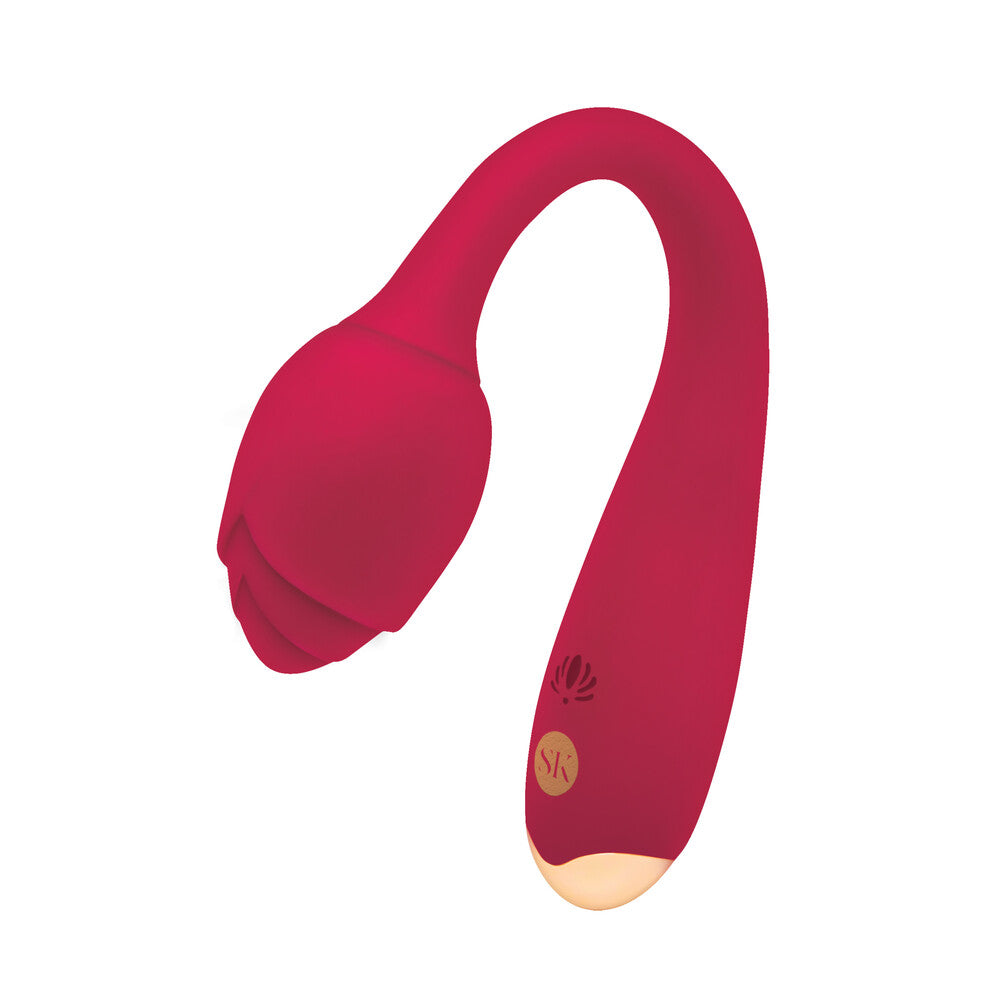 Rosegasm Secret Kisses Stem Flexi G-Spot Rose Vibrator | G-Spot Vibrator | Rosegasm | Bodyjoys