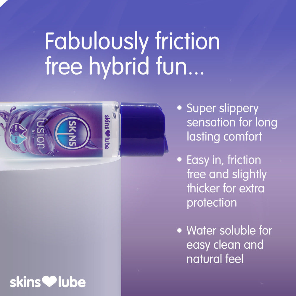 Skins Fusion Hybrid Personal Lubricant 130ml | Hybrid Lube | Skins | Bodyjoys