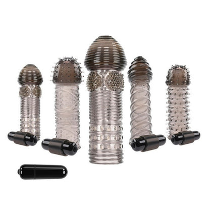 Selopa Choose Your Adventure Vibrating Penis Sleeves 5 Pieces | Penis Sheath | Evolved Novelties | Bodyjoys