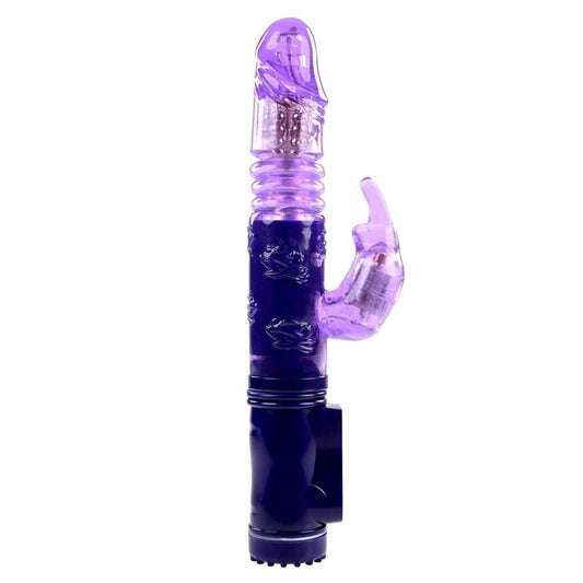 Selopa Bunny Thruster Vibrator Purple | Thrusting Vibrator | Evolved Novelties | Bodyjoys