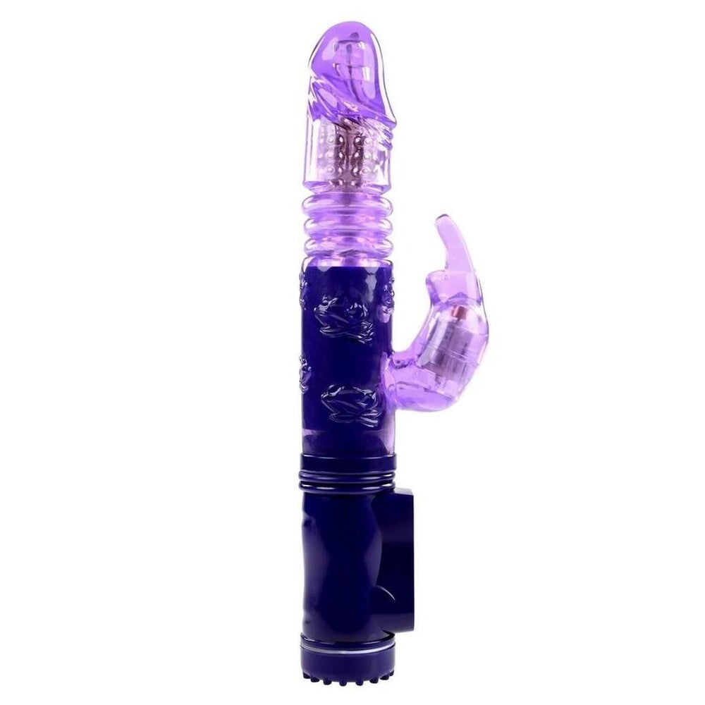 Selopa Bunny Thruster Vibrator Purple | Thrusting Vibrator | Evolved Novelties | Bodyjoys