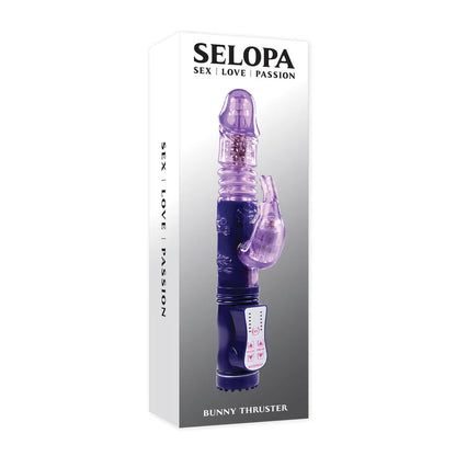 Selopa Bunny Thruster Vibrator Purple | Thrusting Vibrator | Evolved Novelties | Bodyjoys