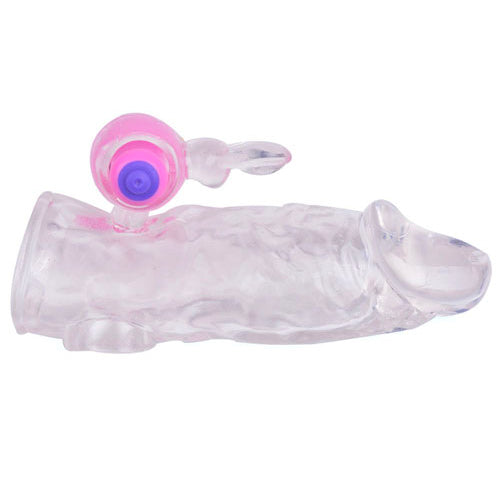 Rabbit Vibrating Penis Extender Clear | Penis Sheath | Various brands | Bodyjoys