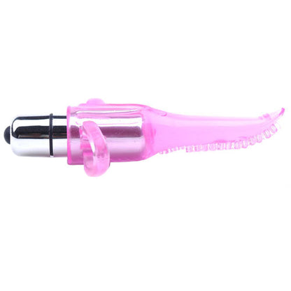 Vibrating Tongue Finger Vibrator Clear Pink | Finger Vibrator | Various brands | Bodyjoys