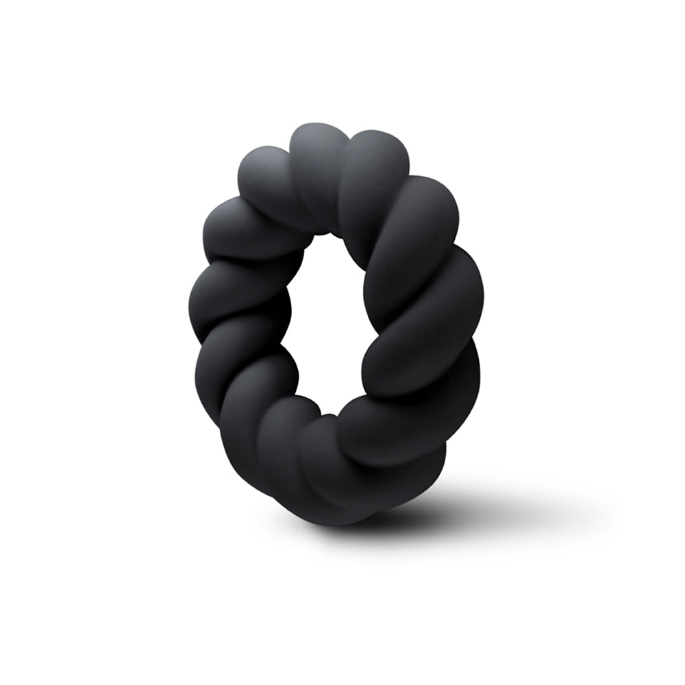 Rocks-Off Twist Cock Ring Black | Classic Cock Ring | Rocks-Off | Bodyjoys