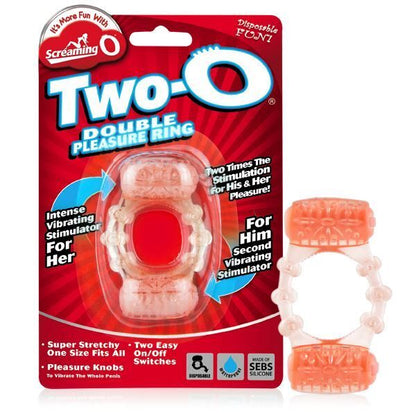 Screaming O Two-O Double Pleasure Vibrating Cock Ring | Vibrating Cock Ring | Screaming O | Bodyjoys