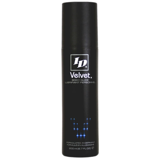 ID Velvet Body Glide Silicone Lubricant 200ml | Silicone-Based Lube | ID Lubricants | Bodyjoys