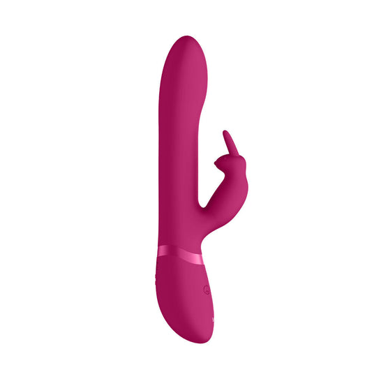 Vive Amoris Rabbit Vibrator With Stimulating Beads Pink | Rabbit Vibrator | Shots Toys | Bodyjoys