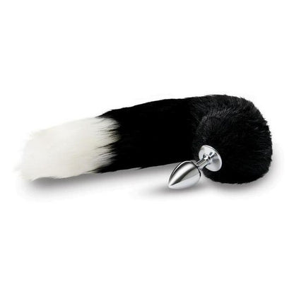 Furry Tales 14 Inch Black Foxtail Metal Butt Plug | Tail Butt Plug | Whipsmart | Bodyjoys
