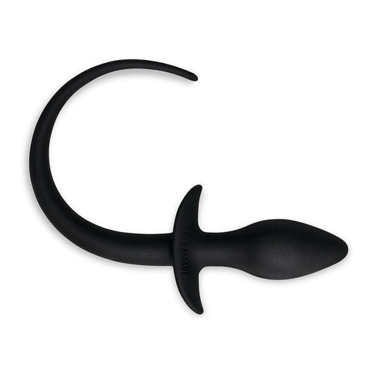 Furry Tales 11.5 Inch Silicone Doggy Tail Butt Plug Black | Tail Butt Plug | Whipsmart | Bodyjoys