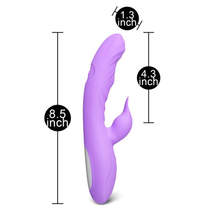 Double Tapping Rabbit Vibrator Purple | Rabbit Vibrator | Various brands | Bodyjoys