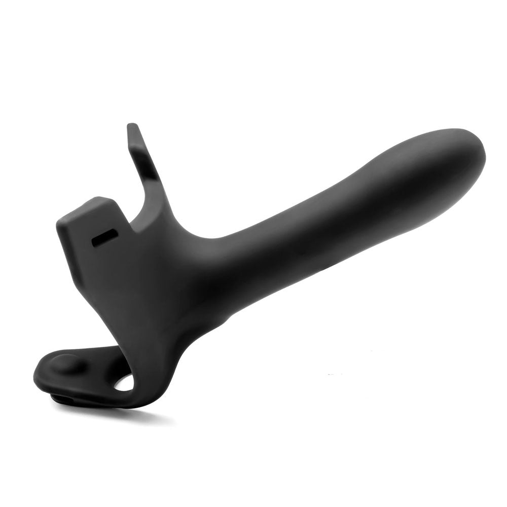 Perfect Fit Zoro 5.5 Inch Hollow Silicone Strap-On Black | Strap-On Set | Perfect Fit | Bodyjoys