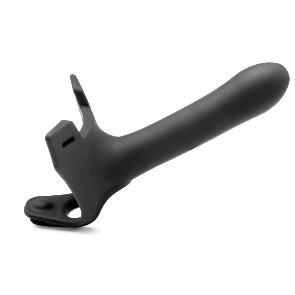 Perfect Fit Zoro 6.5 Inch Hollow Silicone Strap-On Black | Strap-On Set | Perfect Fit | Bodyjoys