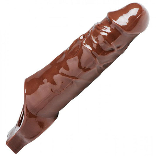 Size Matters Really Ample Penis Enhancer Sheath Brown | Penis Sheath | Size Matters | Bodyjoys