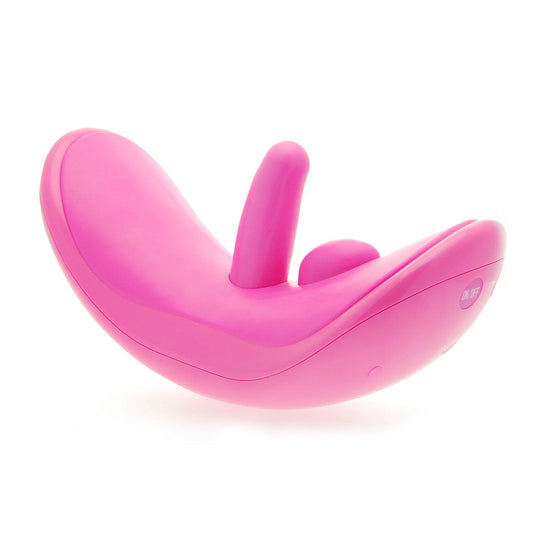 iRide Vibrating Dual Stimulator Pink | Vibrating Knickers | Doc Johnson | Bodyjoys