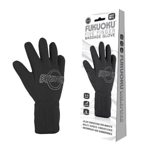 Fukuoku Vibrating Five Finger Massage Glove Right Hand | Finger Vibrator | Finger-Fitting Products | Bodyjoys